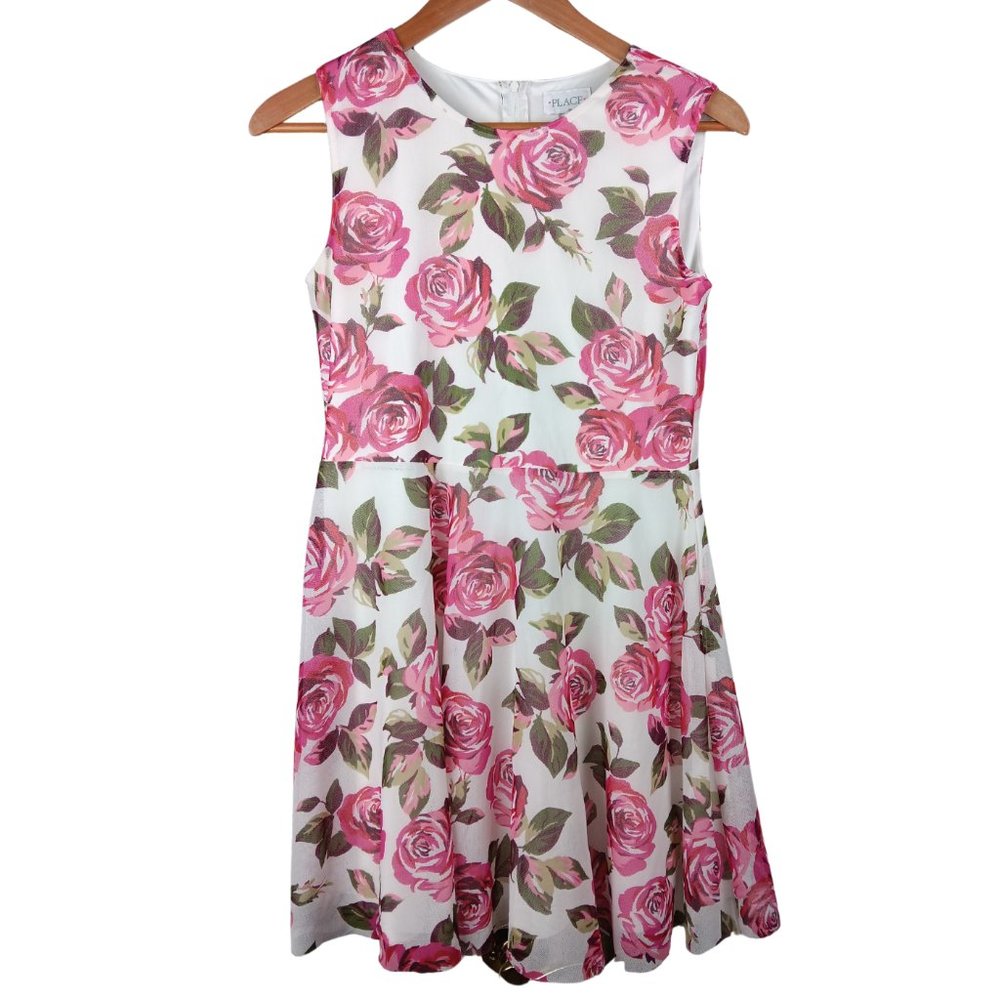 The Children's Place Chiffon Floral Dress SZ 16